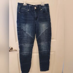 Seven7 Moto Skinny Jeans - 10
